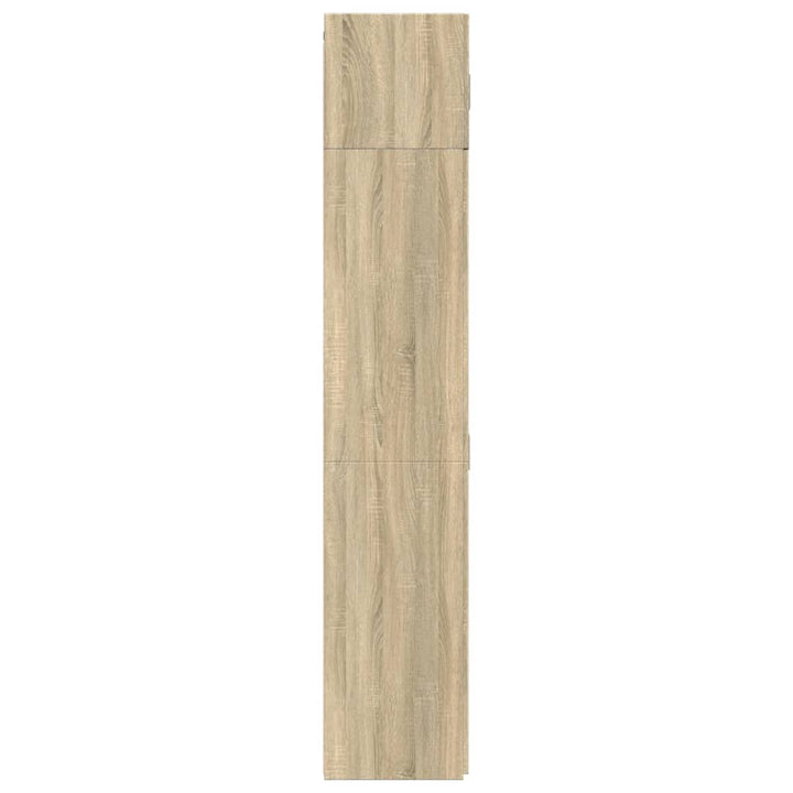 skab 70x42,5x225 cm smalt konstrueret træ sonoma-eg