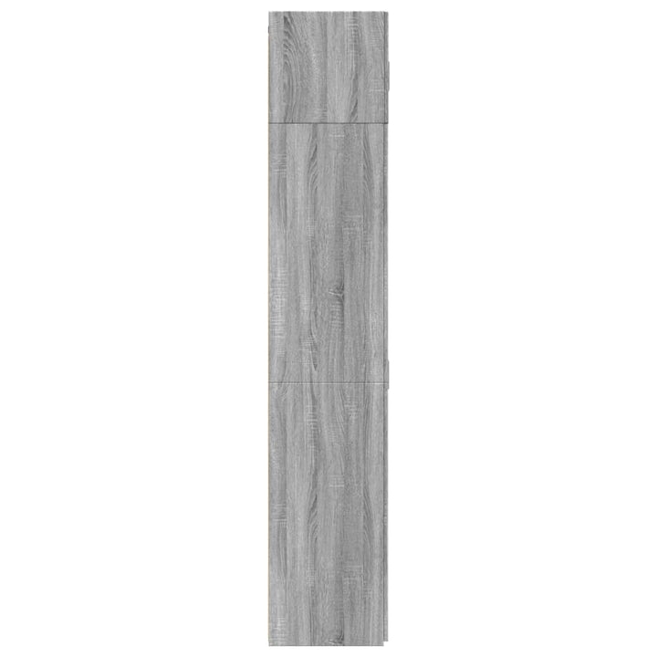 skab 70x42,5x225 cm konstrueret træ grå sonoma-eg