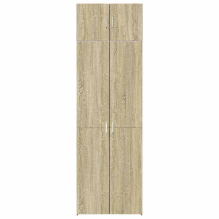 skab 70x42,5x225 cm konstrueret træ sonoma-eg