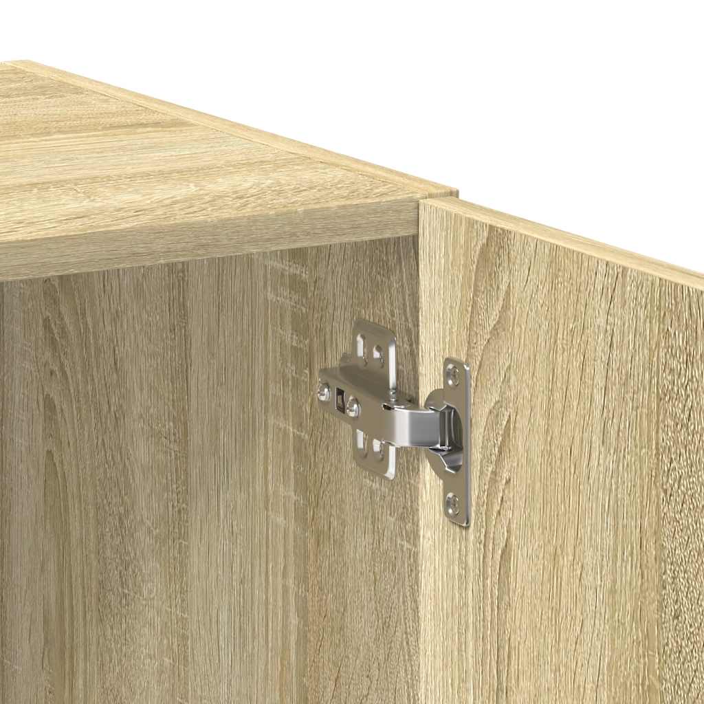 skab 70x42,5x225 cm konstrueret træ sonoma-eg