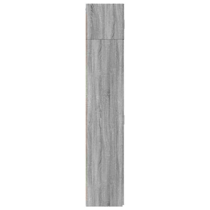 skab 70x42,5x225 cm konstrueret træ grå sonoma-eg