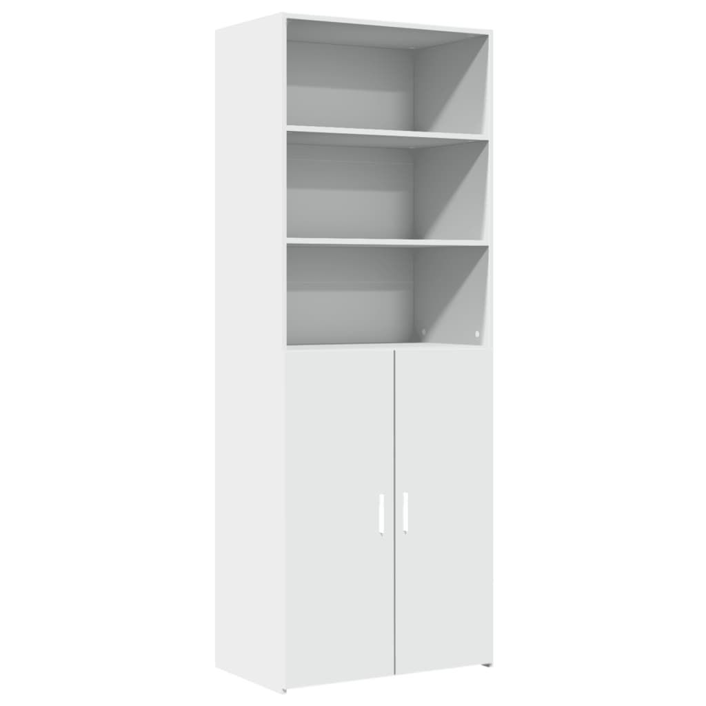 skab 70x42,5x185 cm konstrueret træ hvid