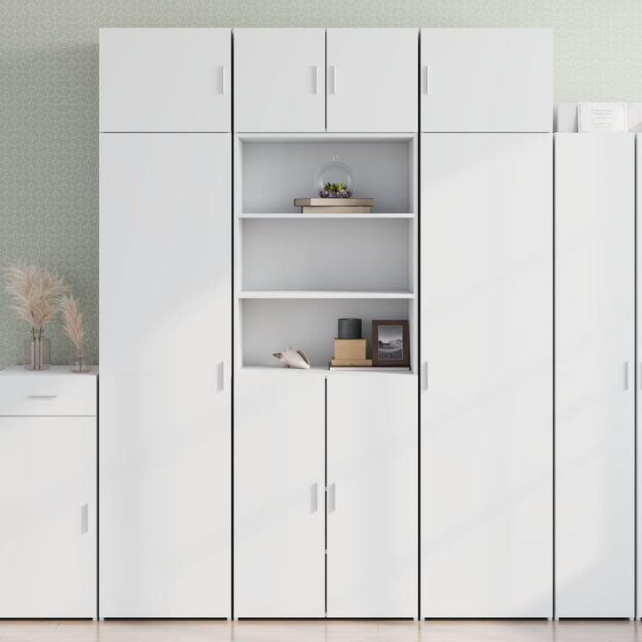 skab 70x42,5x185 cm konstrueret træ hvid