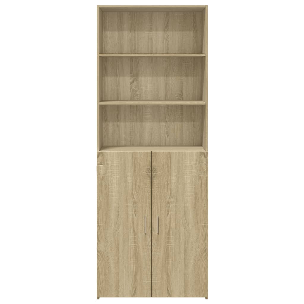 skab 70x42,5x185 cm konstrueret træ sonoma-eg