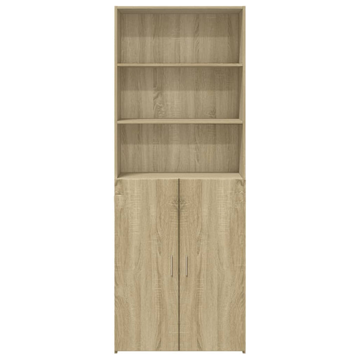 skab 70x42,5x185 cm konstrueret træ sonoma-eg