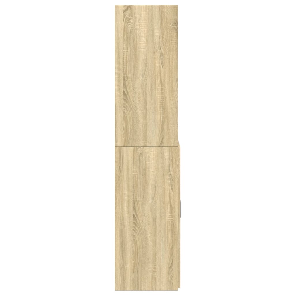 skab 70x42,5x185 cm konstrueret træ sonoma-eg