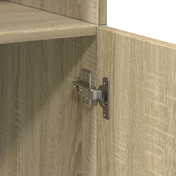 skab 70x42,5x185 cm konstrueret træ sonoma-eg