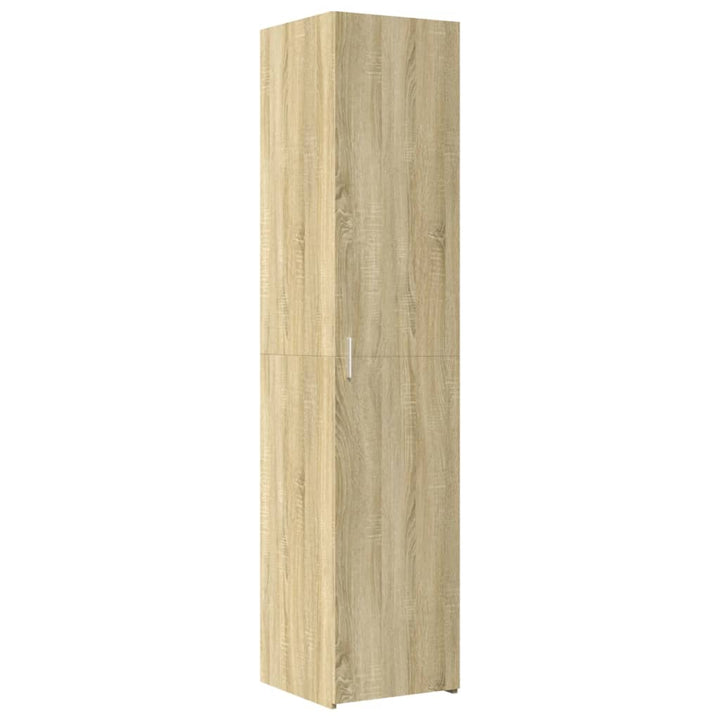 højskab 40x42,5x185 cm konstrueret træ sonoma-eg