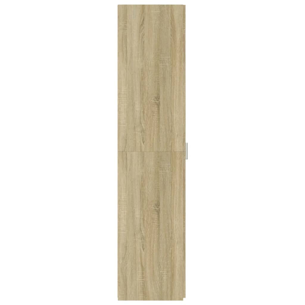 højskab 40x42,5x185 cm konstrueret træ sonoma-eg
