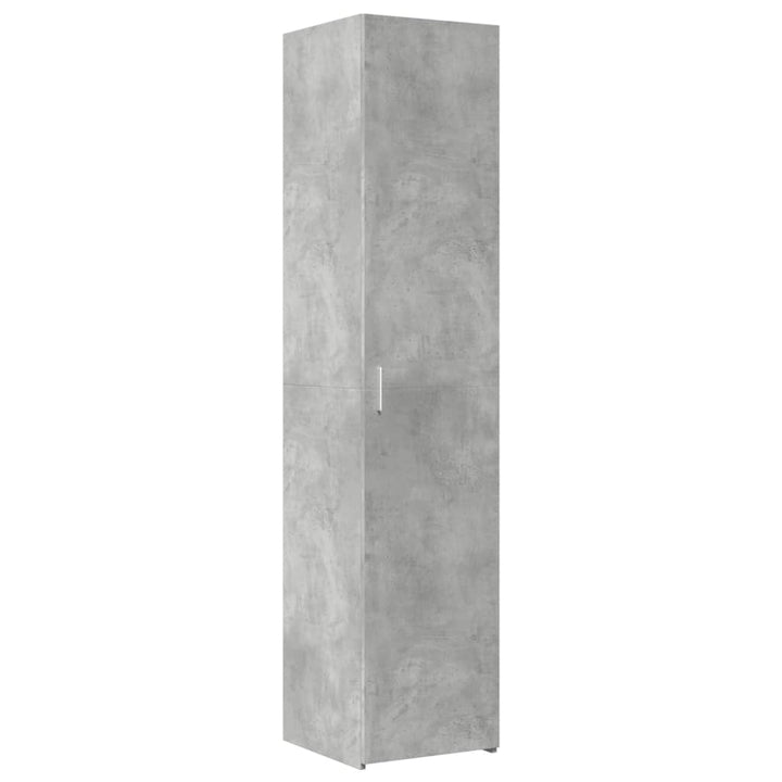 højskab 40x42,5x185 cm konstrueret træ betongrå