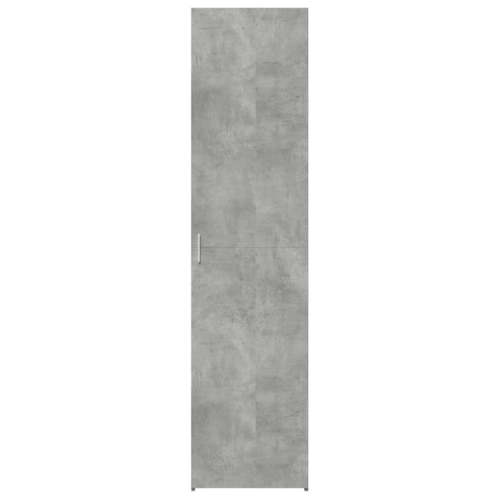 højskab 40x42,5x185 cm konstrueret træ betongrå