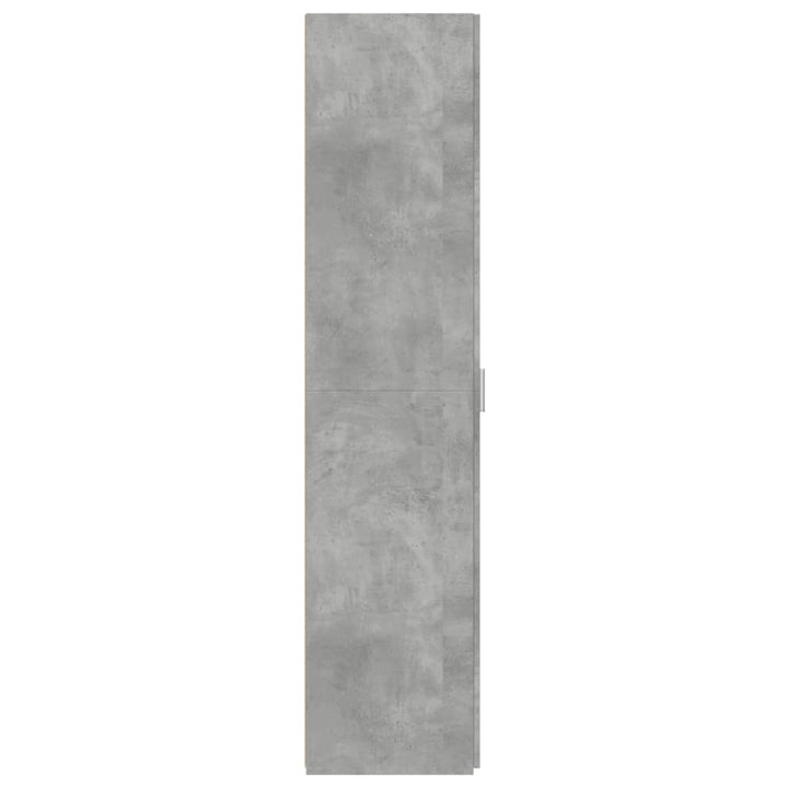 højskab 40x42,5x185 cm konstrueret træ betongrå