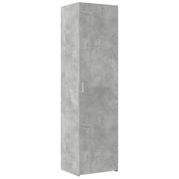 højskab 40x42,5x185 cm konstrueret træ betongrå