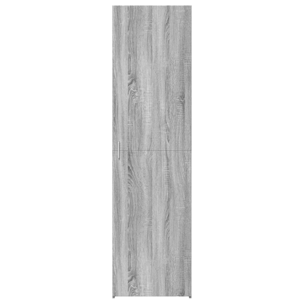 skab 50x42,5x185 cm konstrueret træ sonoma-eg