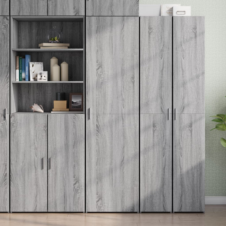 skab 50x42,5x185 cm konstrueret træ sonoma-eg