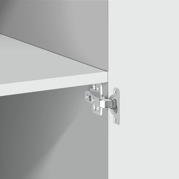 skab 70x42,5x185 cm konstrueret træ hvid