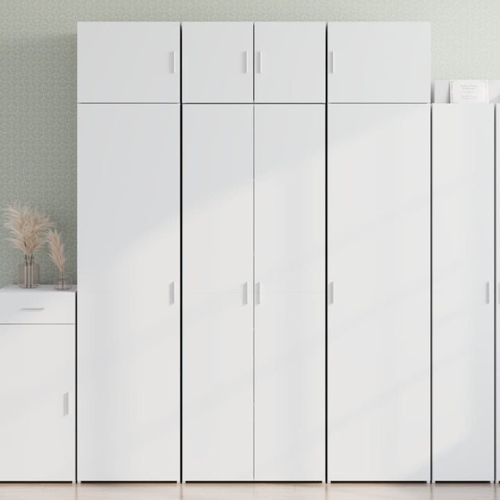 skab 70x42,5x185 cm konstrueret træ hvid