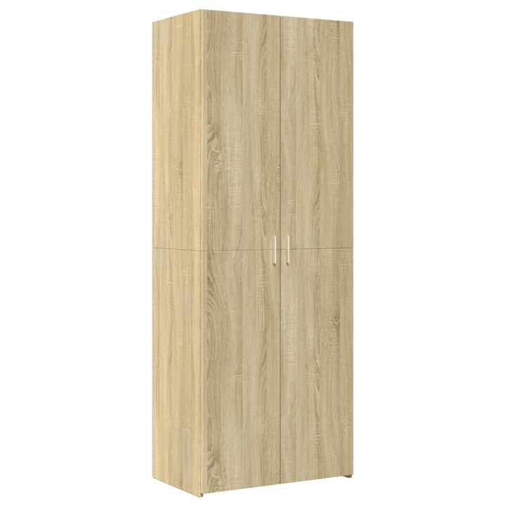 skab 70x42,5x185 cm konstrueret træ sonoma-eg