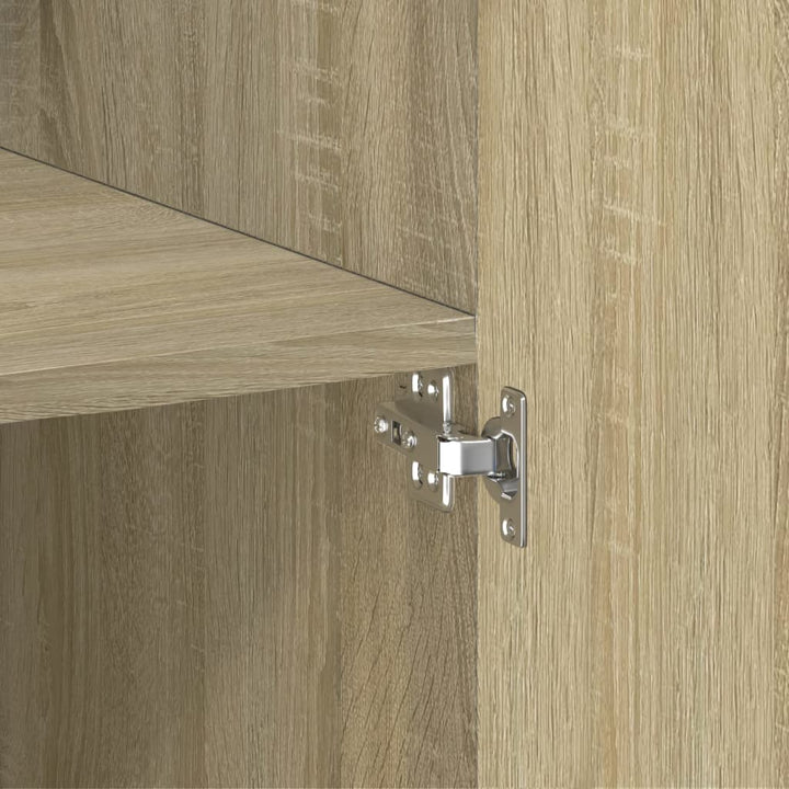 skab 70x42,5x185 cm konstrueret træ sonoma-eg