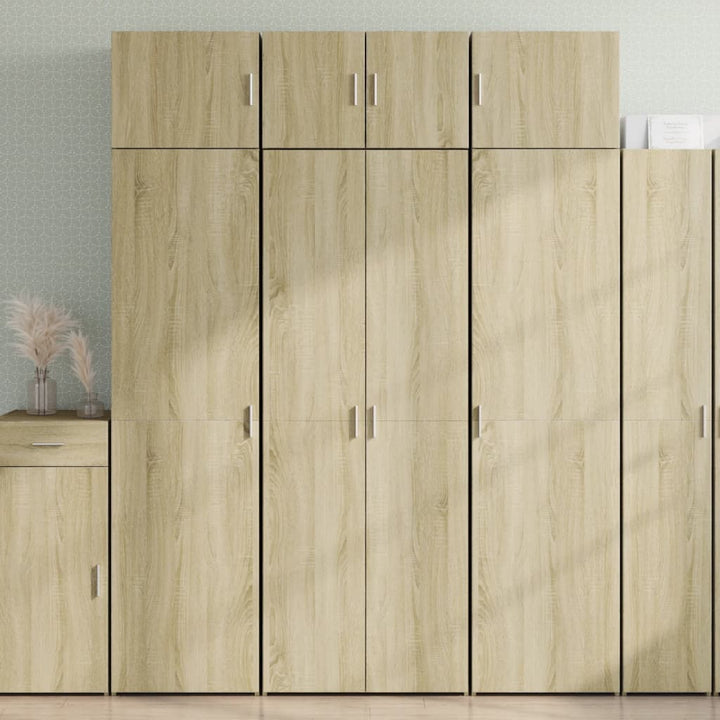 skab 70x42,5x185 cm konstrueret træ sonoma-eg