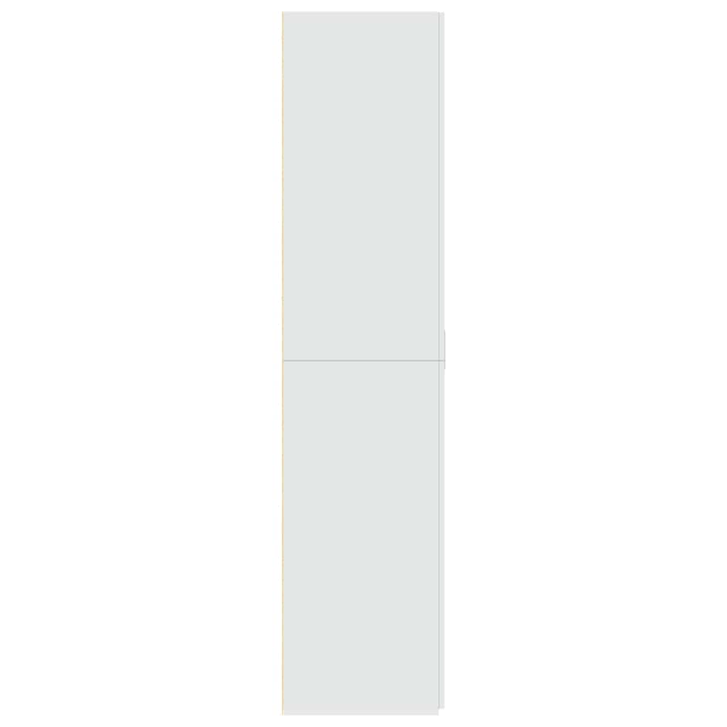 skab 70x42,5x185 cm konstrueret træ hvid