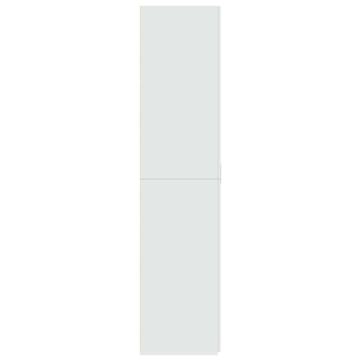 skab 70x42,5x185 cm konstrueret træ hvid