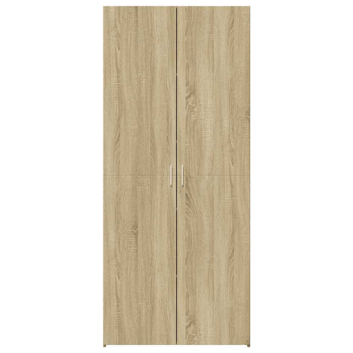 skab 70x42,5x185 cm konstrueret træ sonoma-eg