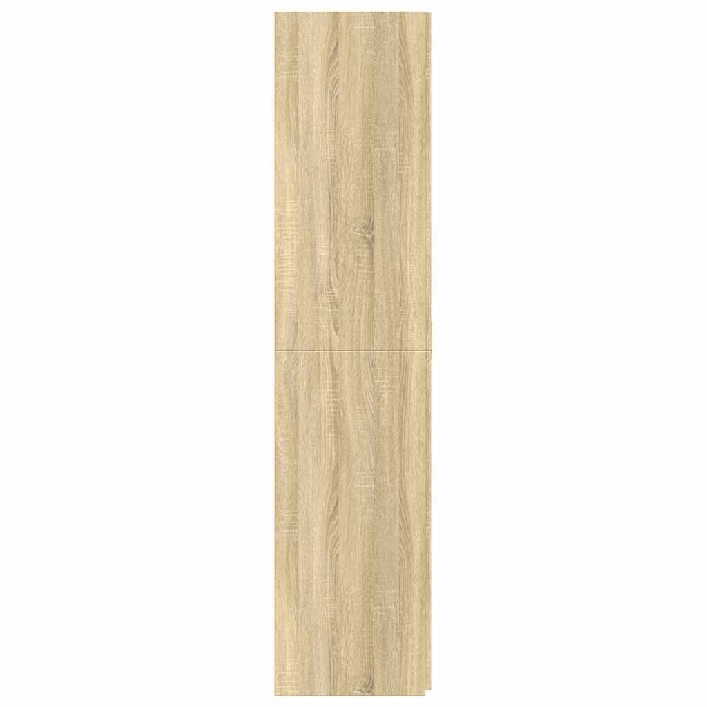 skab 70x42,5x185 cm konstrueret træ sonoma-eg