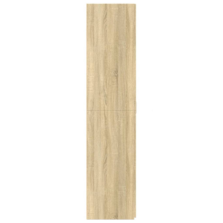 skab 80x42,5x185 cm konstrueret træ sonoma-eg
