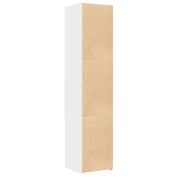 højskab 40x42,5x185 cm konstrueret træ hvid