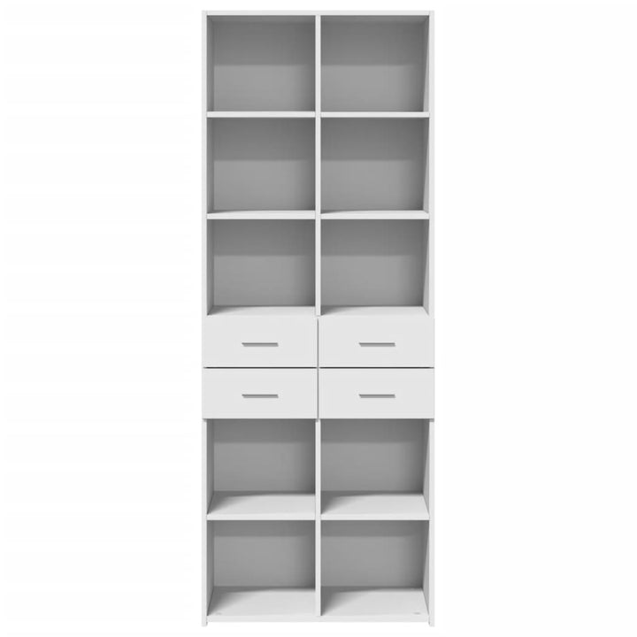 skab 70x42,5x185 cm konstrueret træ hvid