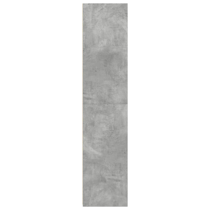 højskab 40x41x185 cm konstrueret træ betongrå
