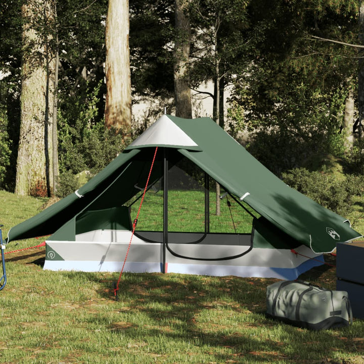 2-personers campingtelt vandtæt grøn