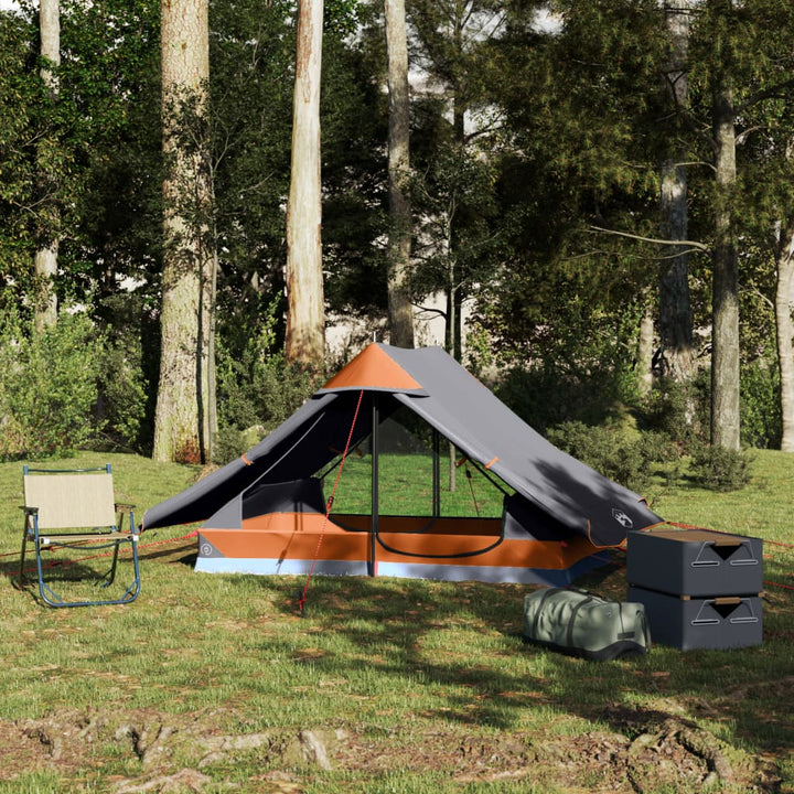 2-personers campingtelt vandtæt grå