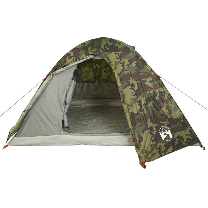 3-personers campingtelt vandtæt kuppel camouflage
