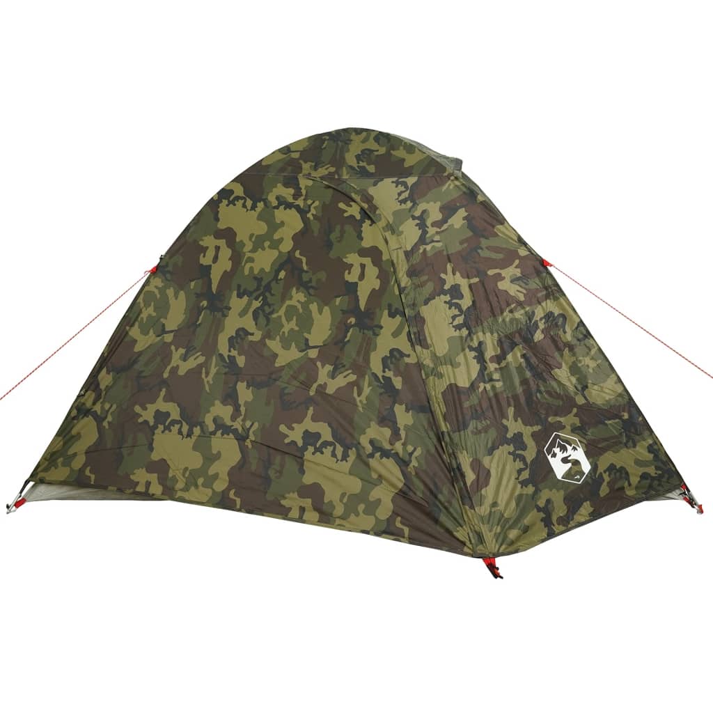 3-personers campingtelt vandtæt kuppel camouflage