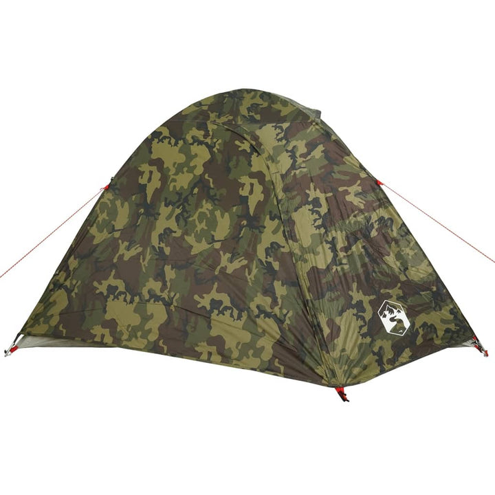 3-personers campingtelt vandtæt kuppel camouflage