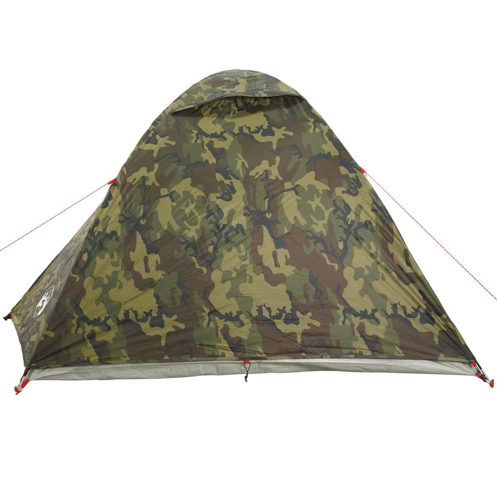 3-personers campingtelt vandtæt kuppel camouflage