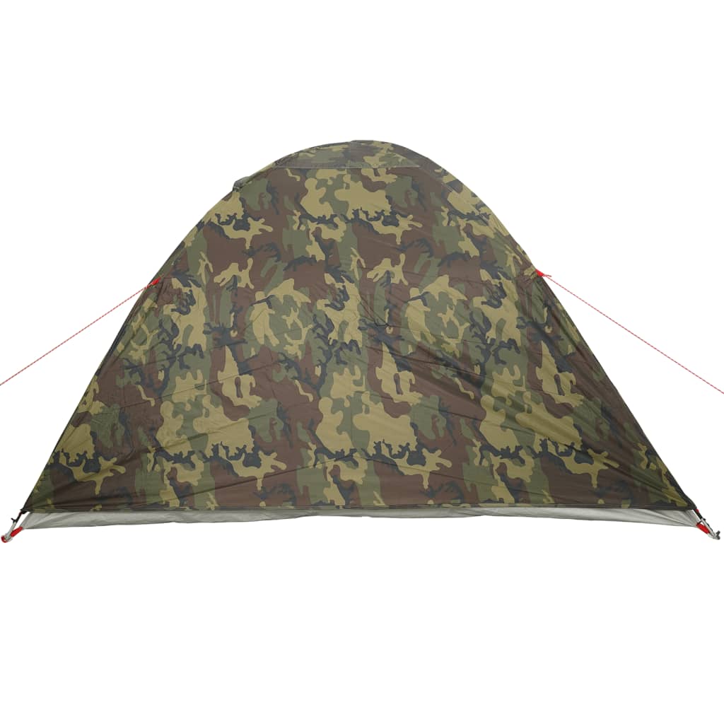 3-personers campingtelt vandtæt kuppel camouflage