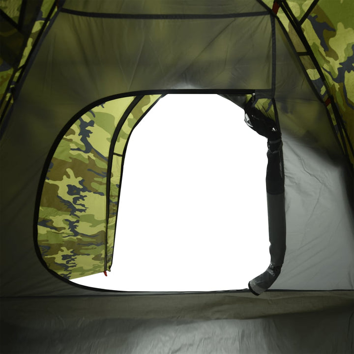 3-personers campingtelt vandtæt kuppel camouflage