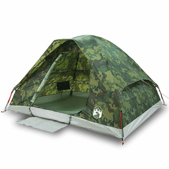 2-personers campingtelt vandtæt kuppel camouflage