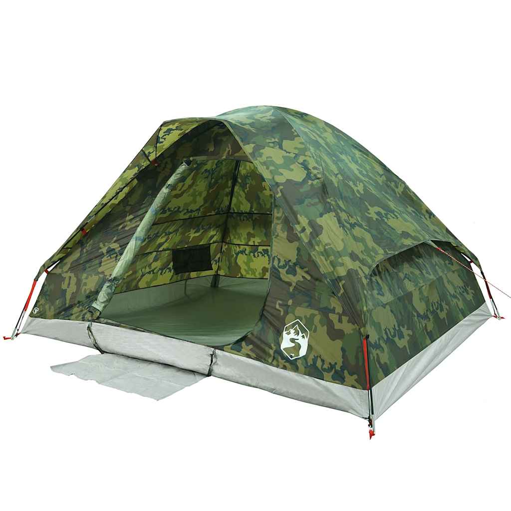 2-personers campingtelt vandtæt kuppel camouflage