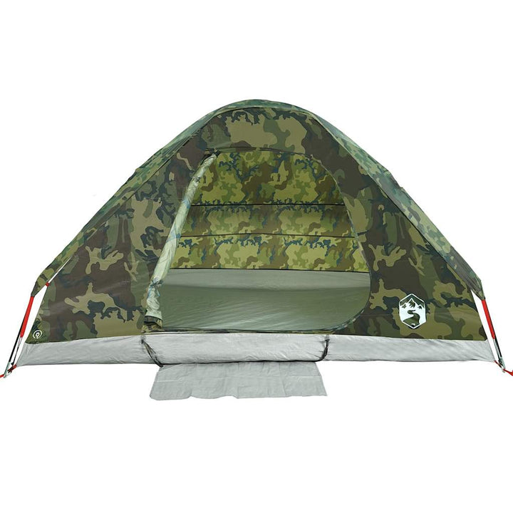 2-personers campingtelt vandtæt kuppel camouflage