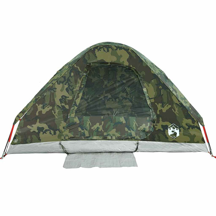 2-personers campingtelt vandtæt kuppel camouflage