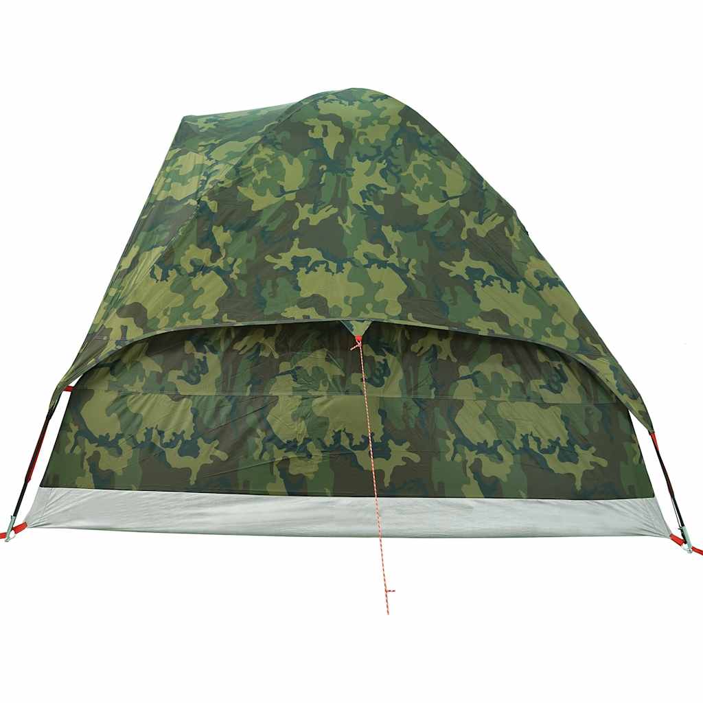 2-personers campingtelt vandtæt kuppel camouflage