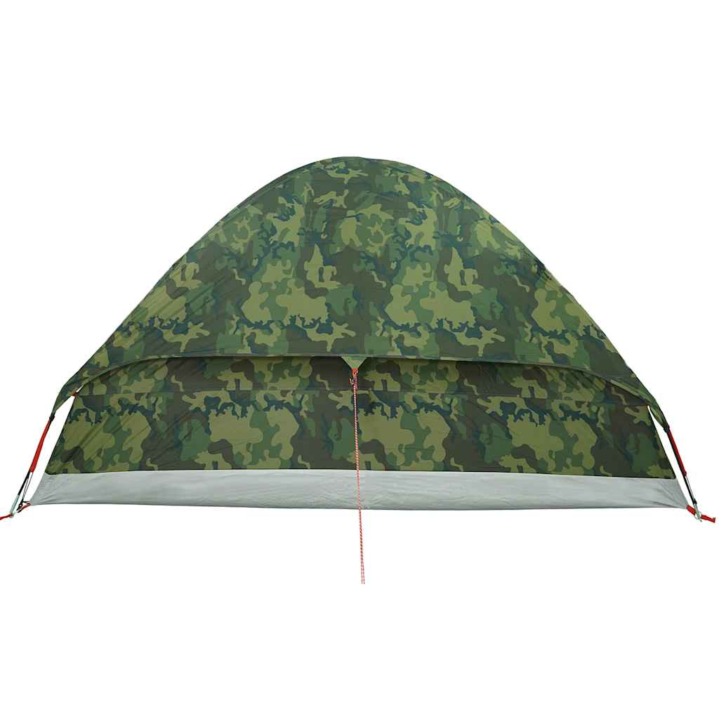 2-personers campingtelt vandtæt kuppel camouflage