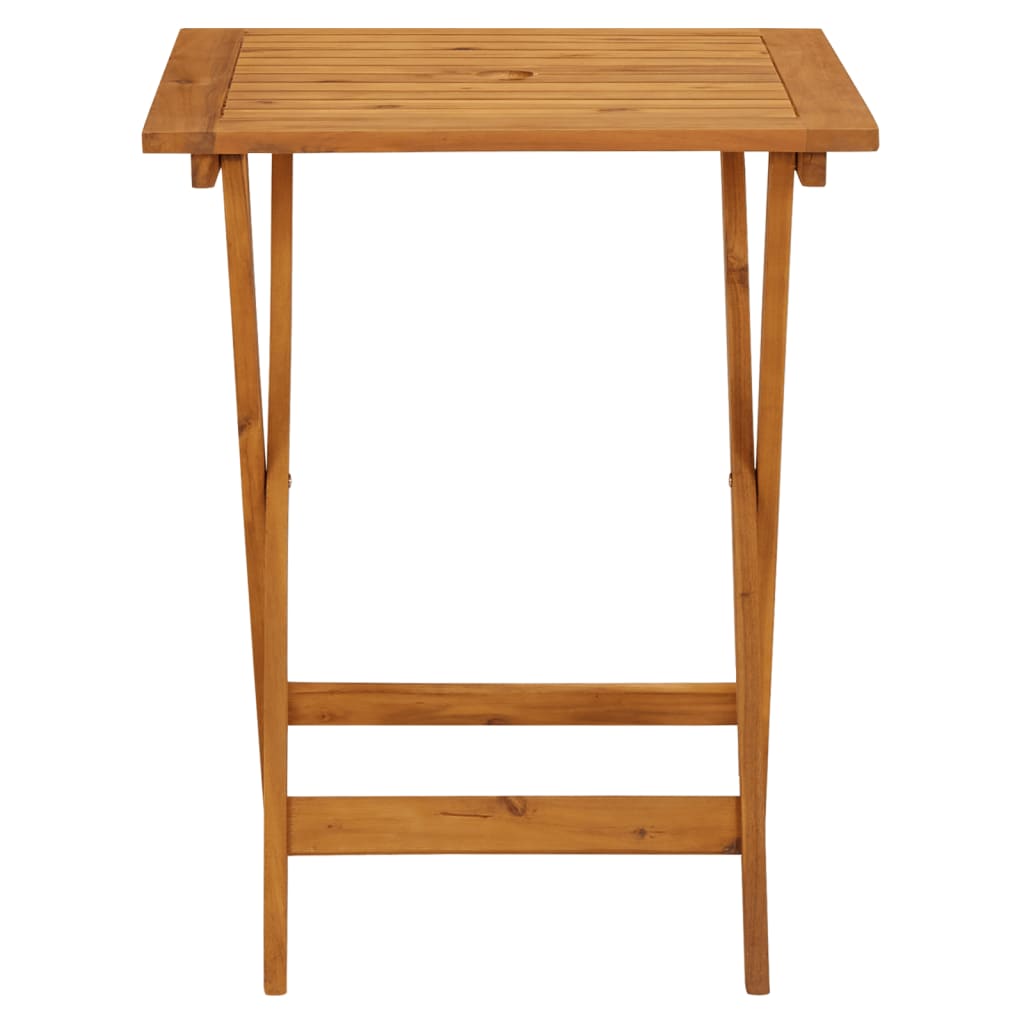 bistrosæt 3 dele polyrattan og massivt træ beige