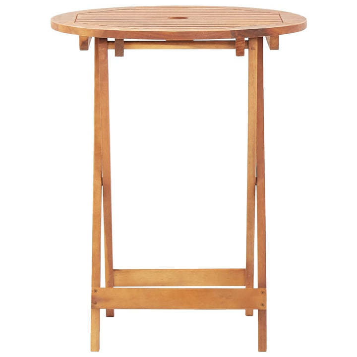 bistrosæt 3 dele polyrattan og massivt træ sort