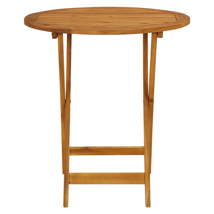 bistrosæt 3 dele polyrattan og massivt træ beige