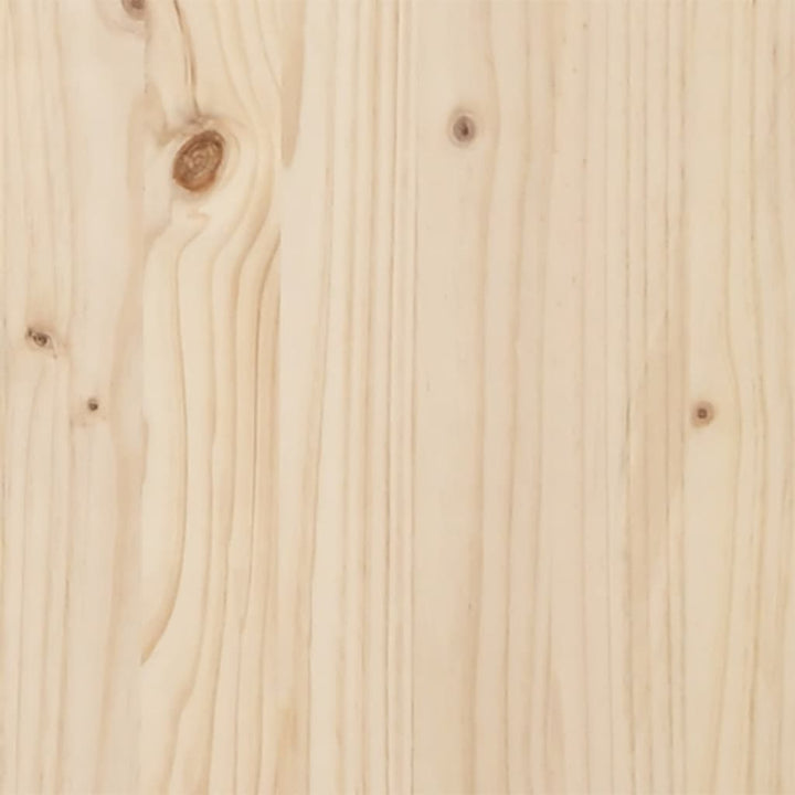 spisebord 180x90x75,5 cm O-stel massivt fyrretræ og stål